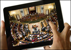 El iPad del congresista